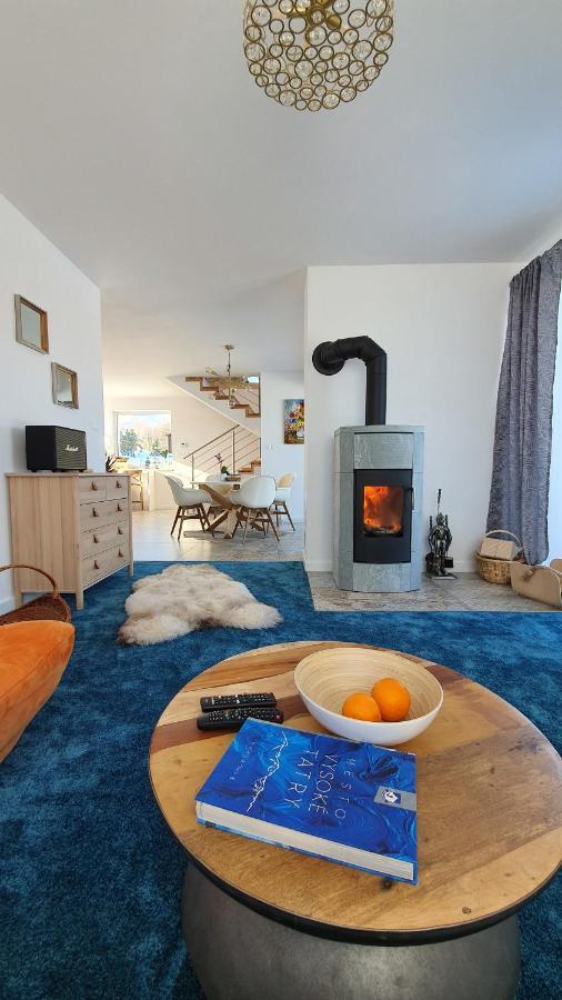 Vila Lesna House With A Garden 2 Minutes From The Center Of The Tatras Nova Lesna Bagian luar foto