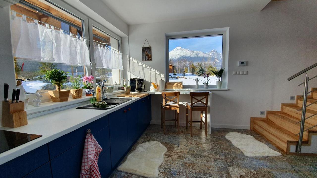 Vila Lesna House With A Garden 2 Minutes From The Center Of The Tatras Nova Lesna Bagian luar foto